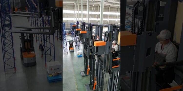 Zowell Guy up VNA forklift appropriate for 1750mm aisle width,seat sort