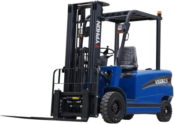 2025 TYPHON Vigor 2.5 Blue Electric Forklift 2.5 Ton Lifter Lift Truck Jitney Hi-Lo - Image 7