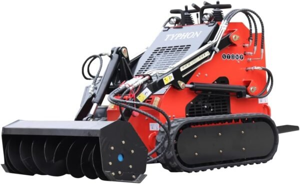 TYPHON STOMP Mini Skid Steer Loader – 1800lbs Skid Steer with Trench Filler– Compact Skid-steer Machine For Garden, Farms, Parks, Roads – Ideal for Digging, Drilling, Bull-Dozing - Image 2
