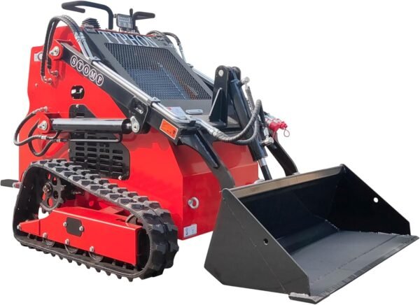 TYPHON STOMP 1,760lbs Mini Skid Steer 13.5hp Gas EPA Engine Great for Digging, Levelling, Forklift and Construction