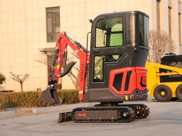 TYPHON 18 Flex 4,000 lbs Mini Crawler Excavator for Garden, Farm, Park, Road Micro Digger Ideal for Digging, Drilling, Bull-Dozing with 10 Different attachments - Image 8