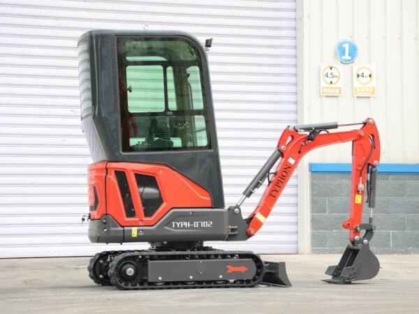 TYPHON 18 Flex 4,000 lbs Mini Crawler Excavator for Garden, Farm, Park, Road Micro Digger Ideal for Digging, Drilling, Bull-Dozing with 10 Different attachments - Image 6