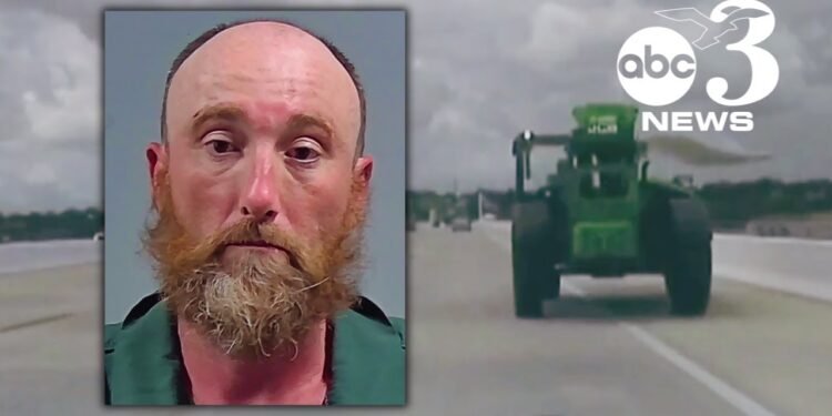 Stolen forklift pursuit over 3 Mile Bridge into Pensacola on 4th of July