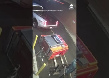 California thieves knock over ATM with forklift | ABC Information