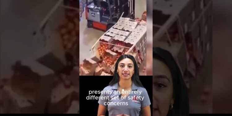 Watch out for falling fruit! #protection #safetyfirst #forklift