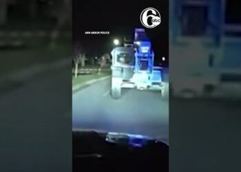 12-year-old steals forklift, leads police on slow-speed chase in Michigan