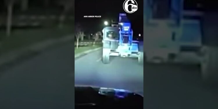 12-year-old steals forklift, leads police on slow-speed chase in Michigan