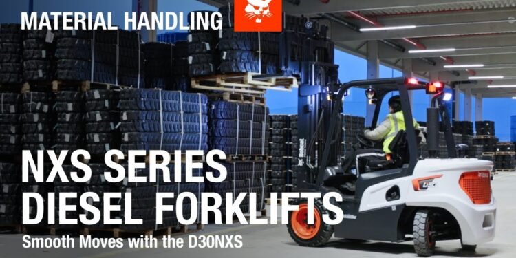 Bobcat NXS Collection Diesel Forklifts: Easy Strikes with the D30NXS