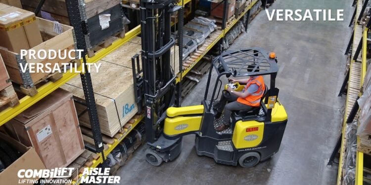 Combilift – Aisle Grasp – Articulated Slim Aisle forklift vehicles