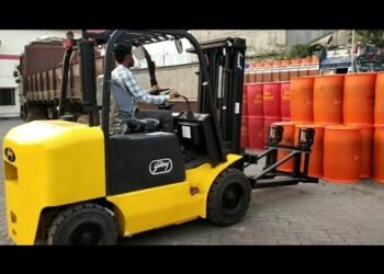 Godrej Forklift with Drum Dealing with #Attachment