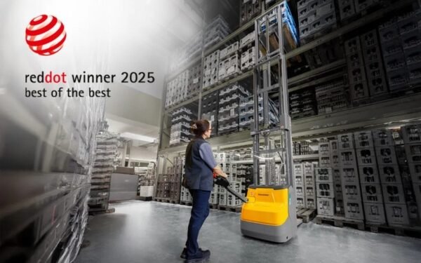 Jungheinrich’s EJC 112i receives Crimson Dot Design Award