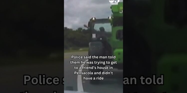 Florida guy steals forklift, leads police on sluggish chase over Pensacola bridge