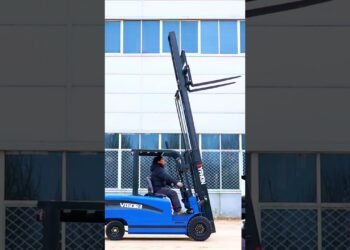 TYPHON VIGOR 3.0 BLUE 3 TON ELECTRIC FORKLIFT | Large Energy, Small Footprint | TYPHON MACHINERY