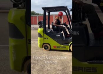 Forklift certification coaching￼