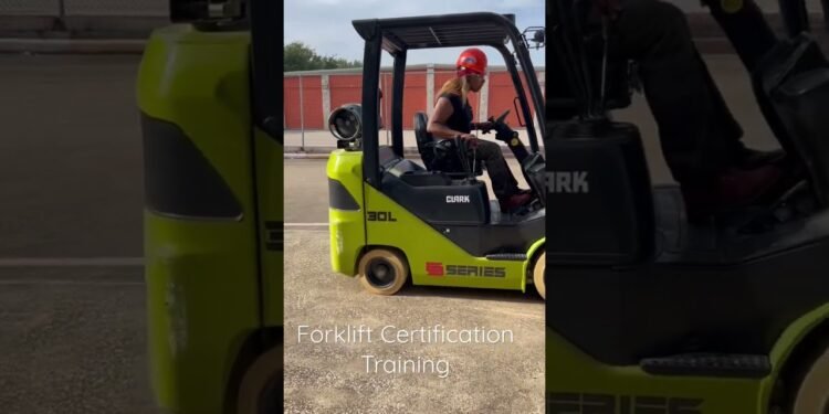 Forklift certification coaching￼