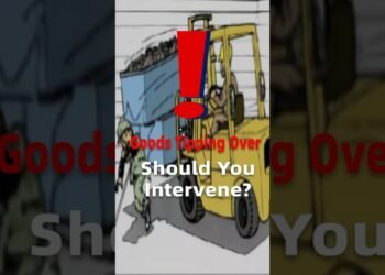 Right through forklift operation, can staff succeed in out to secure a tipping load?