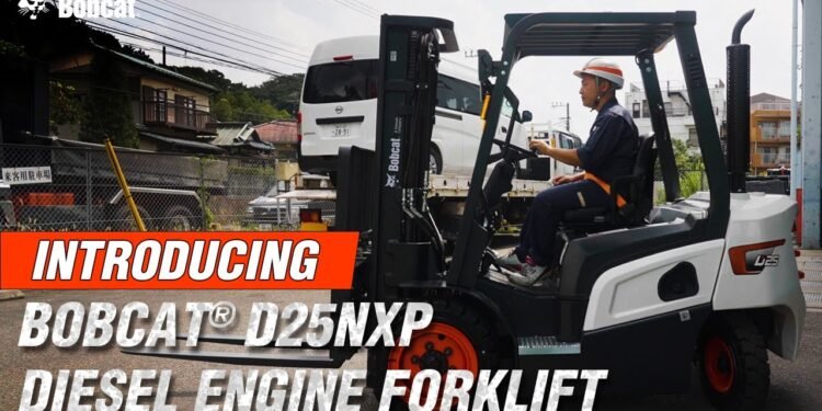 Introducing Bobcat® D25NXP Diesel Engine Forklift