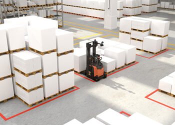 Automatic pallet delivery made out there