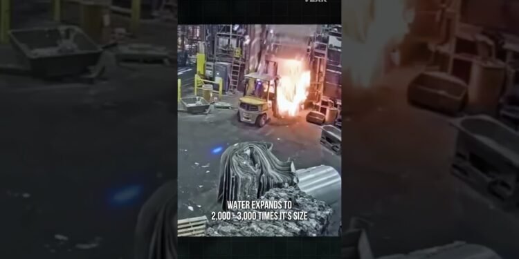 This Forklift Motive force is Fortunate to be Alive