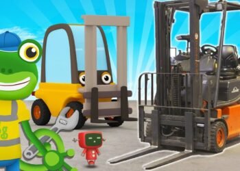 Forklift Vans For Youngsters | Gecko’s Actual Automobiles | Building Vans | Truck Movies For Youngsters