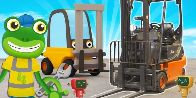 Forklift Vans For Youngsters | Gecko’s Actual Automobiles | Building Vans | Truck Movies For Youngsters