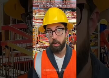 Forklift Drivers Stuck on Digital camera: Highest and Worst Moments #adamrose #building #staff
