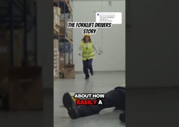 Stuck on Digital camera: Forklift Driving force Shocks Crowd