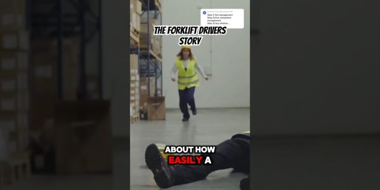 Stuck on Digital camera: Forklift Driving force Shocks Crowd