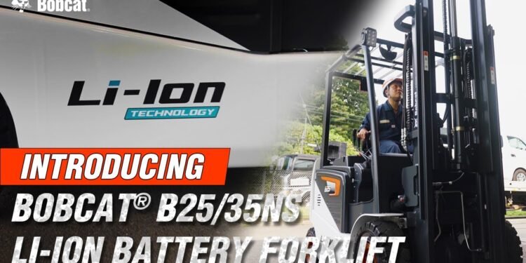 Introducing Bobcat® B25/35NS Li-ion Battery Forklift