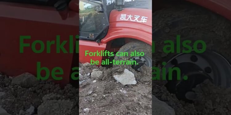 All-terrain forklift with out worry of dust. #forklift #automotive