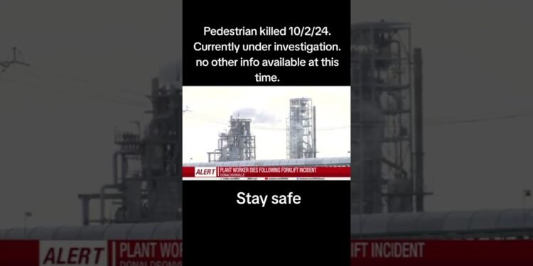 NEWS: Pedestrian killed in forklift twist of fate 10/2/24