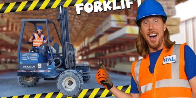 Forklift for Children | Be told Forklift with Handyman Hal | Development Apparatus A laugh Movies for Children