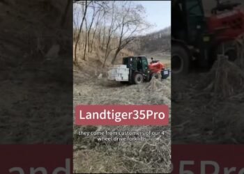 Landtiger35Pro tough terrain loader Paintings Video #forklift #manufacturing facility #development #equipment