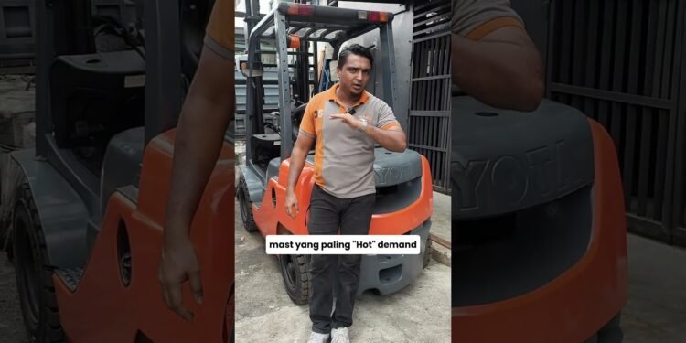 Absolutely Refurbished Toyota Diesel Forklift 2.5 Ton SOLD‼️