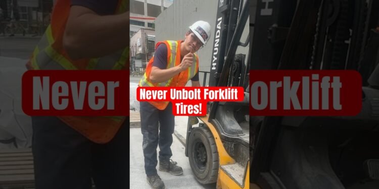 Forklift Tires Can Be Very Unhealthy!