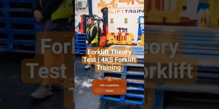 Forklift Idea Check Guidelines & Questions #4ks #forkliftTheory #forklifttraining