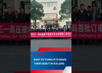 SANY EV Forklifts Make Their Debut in Iceland