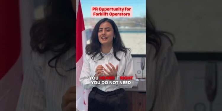 Forklift Operators Can Get a PR TODAY! Name us at +1(905)302-9990 or +1(844)255-8668.