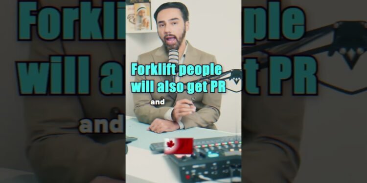 Forklift other folks may even get PR  #jassidhandian #canadaimmigration #english #information