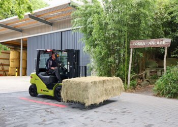 Clark crossover forklift undergoes staying power trying out