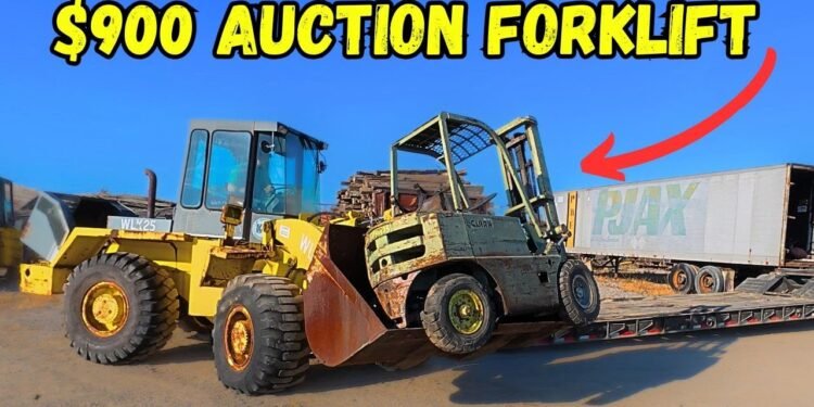 Public sale Purchased, Sight Unseen, Will this Forklift Ever Run Once more???
