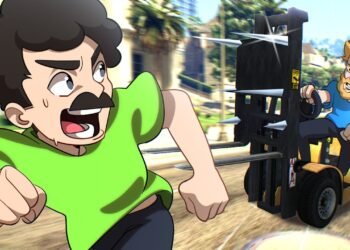 Runners VS Forklifts in GTA 5!