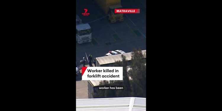 Employee killed in Matraville forklift twist of fate