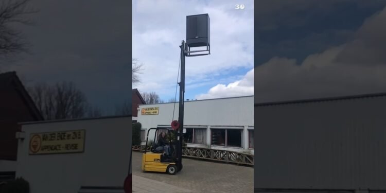 Prime Stakes! Forklift & Crane #shorts