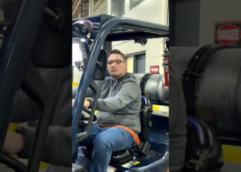 A Day within the Lifetime of a Forklift Operator at Freeport Press
