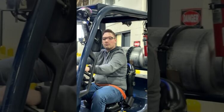 A Day within the Lifetime of a Forklift Operator at Freeport Press