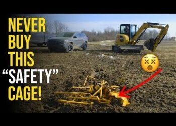CHEAP PALLET FORKLIFT SAFETY CAGE FOR TRACTORS. REVIEWED!