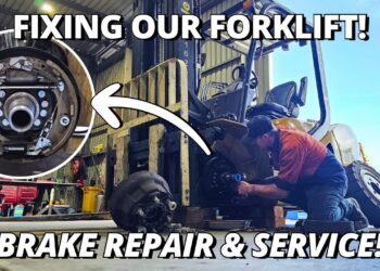 Solving our Forklift! | Brake Restore & Provider | Yale 35UX 3.5T Forklift