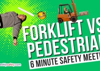 Protection Assembly on Forklift vs Pedestrian