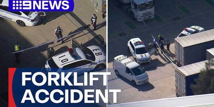 Employee killed after forklift twist of fate in Sydney | 9 Information Australia